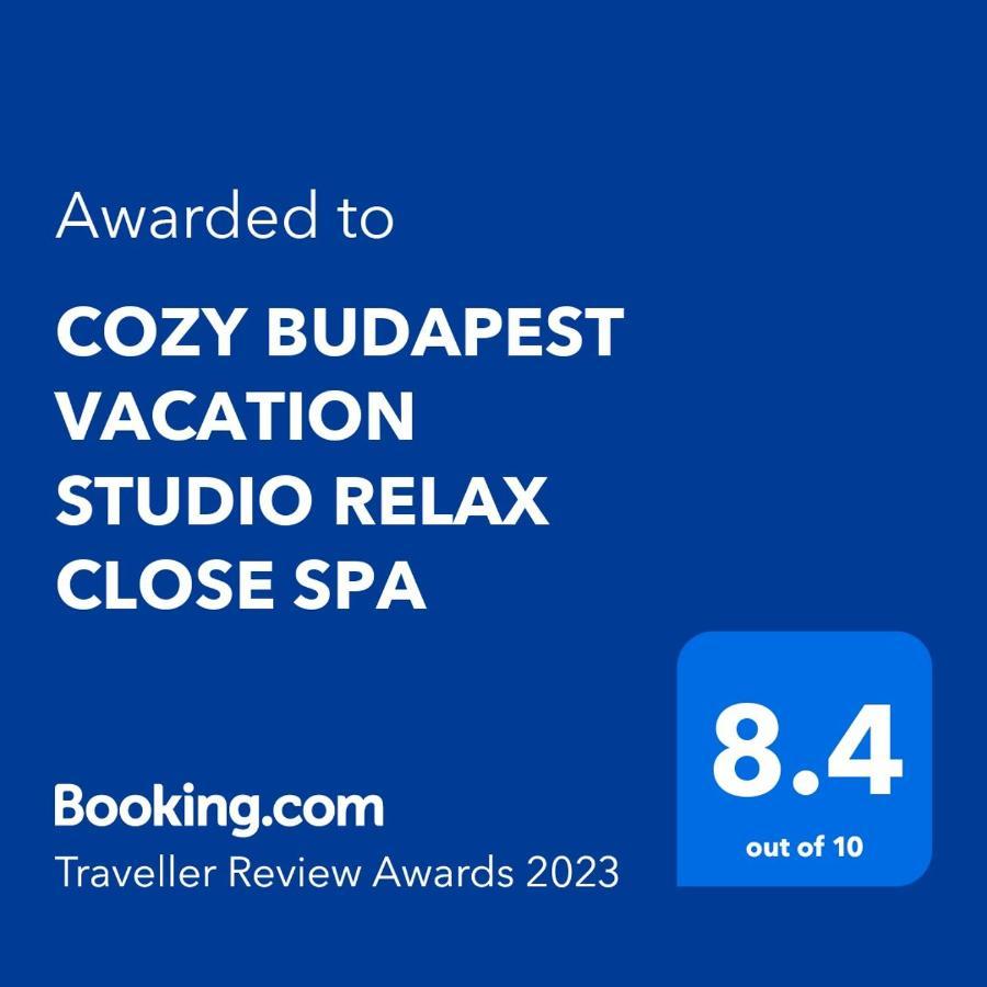 Cozy Budapest Vacation Studio Relax Close Spa מראה חיצוני תמונה